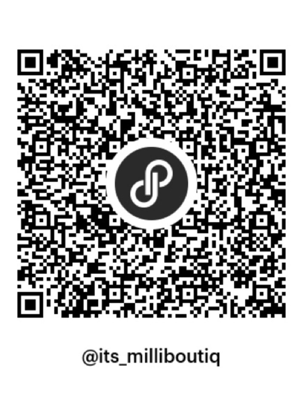 QR Code Sticker - Thank You For Shopping My Closet